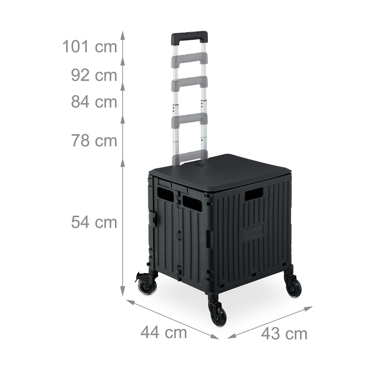 Shopping cart with hood
