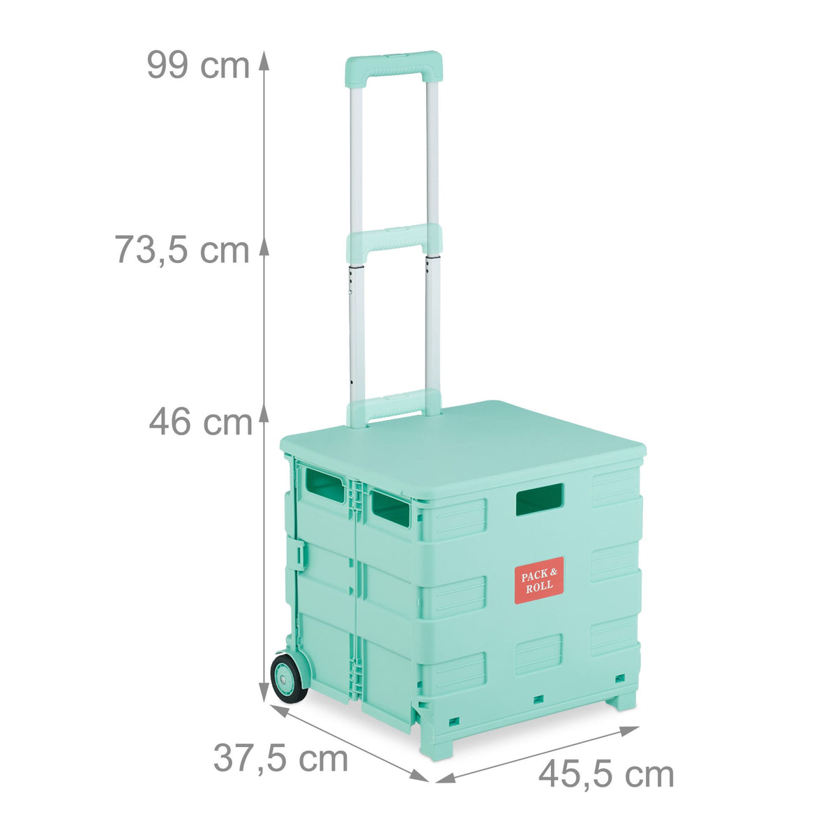 Shopping trolley with cover