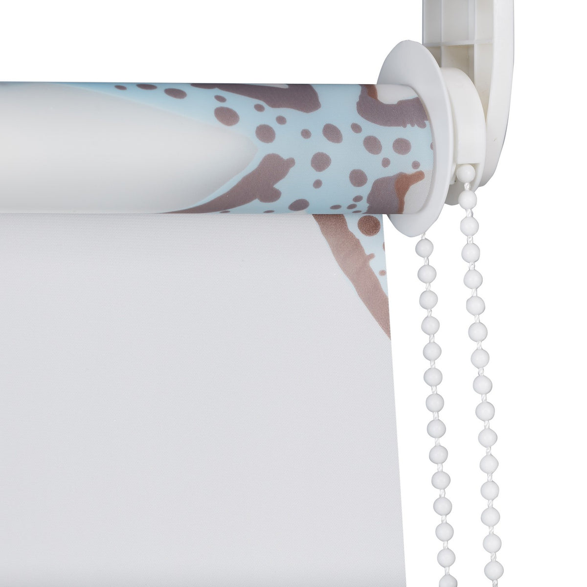 Shower Roller Blind, Ocean Print, Water-Repellent