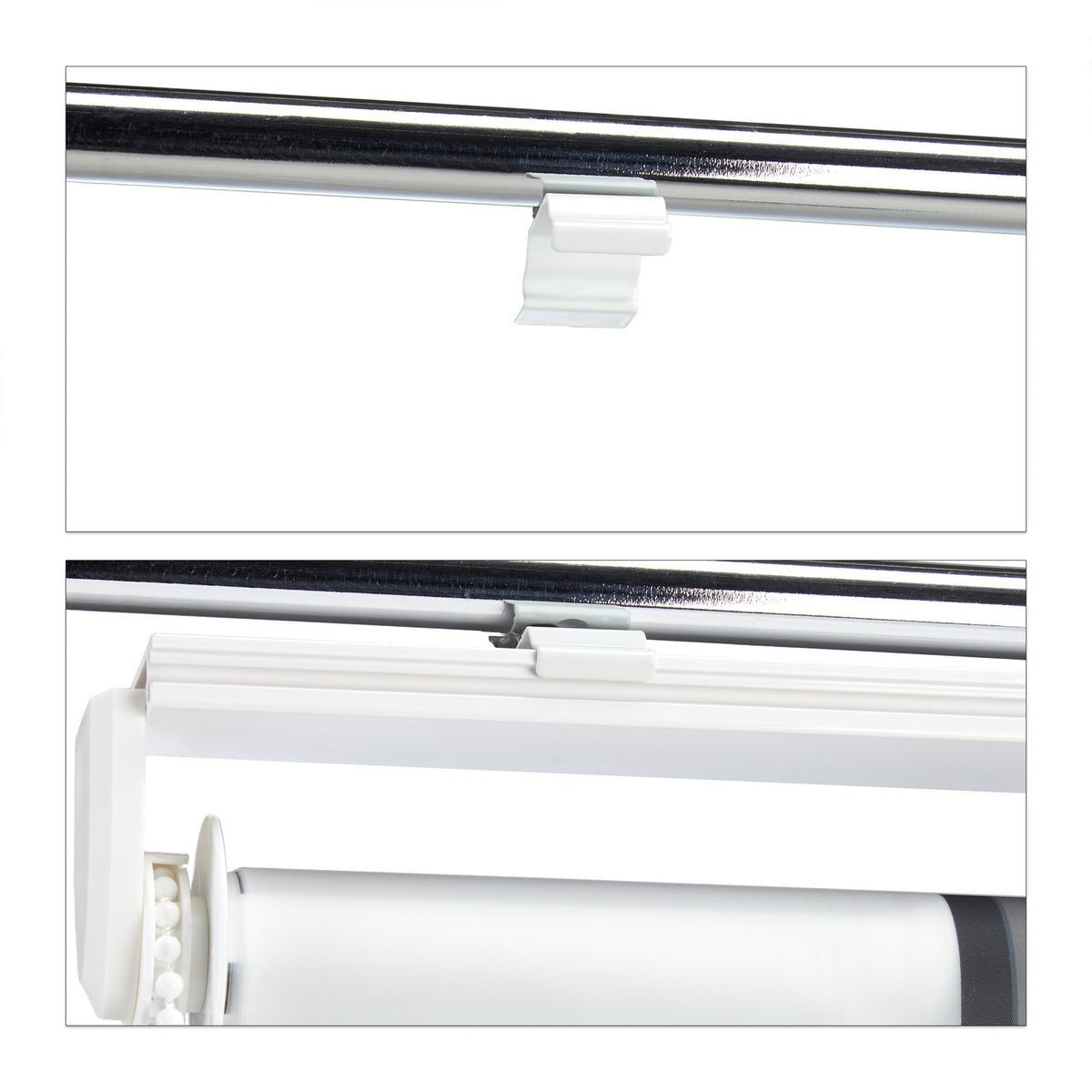 Shower Roller Blind, Water-Repellent, Retro Tile Design