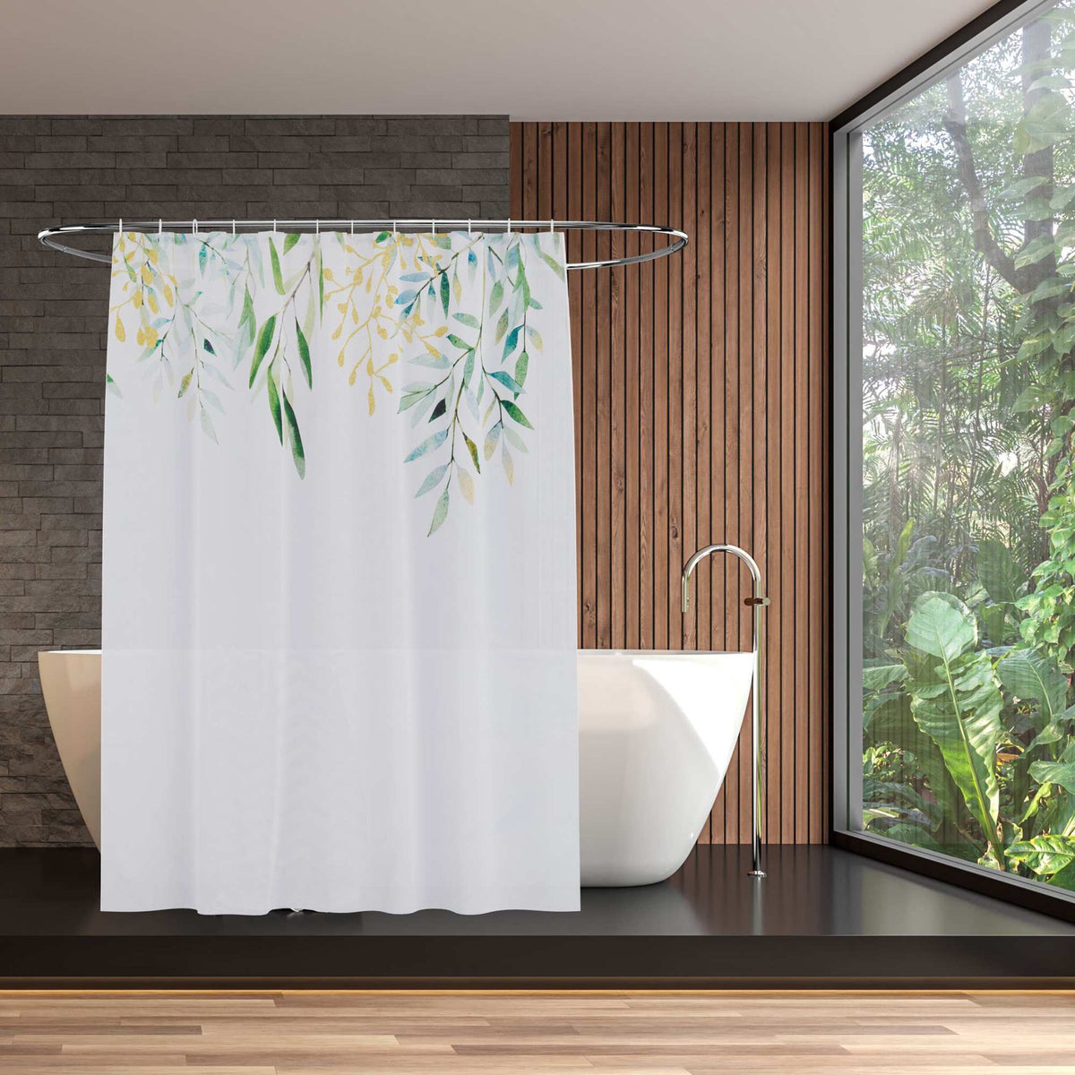 Shower curtain 180x200 cm with motif