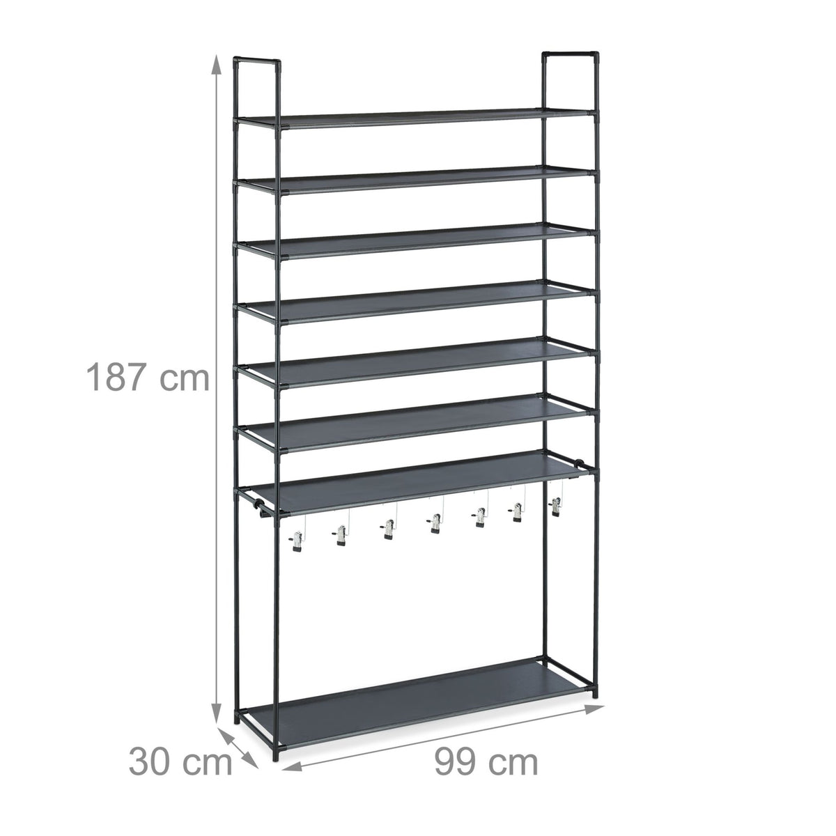 Shower tray to hang up