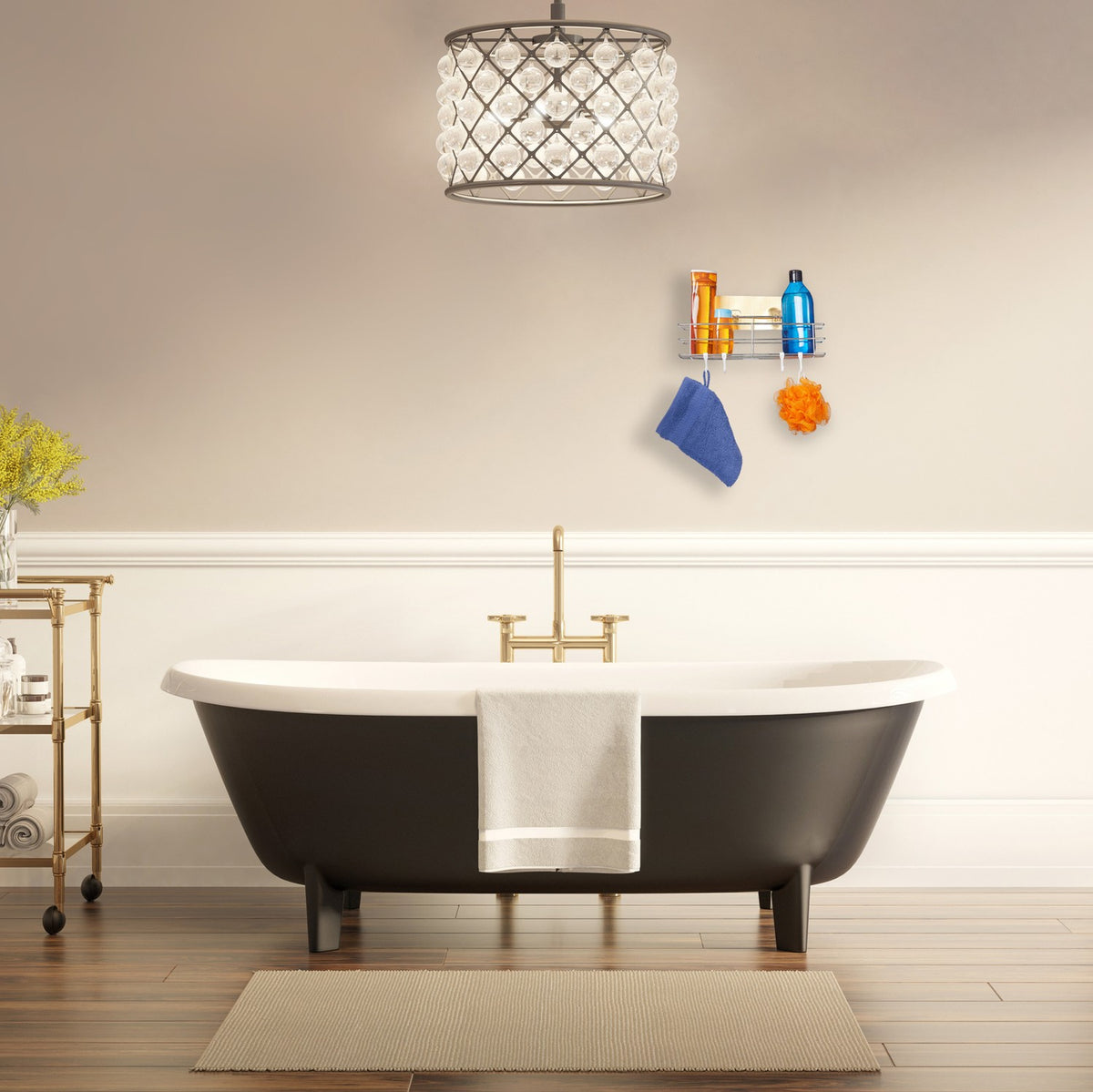 Shower tray without drilling