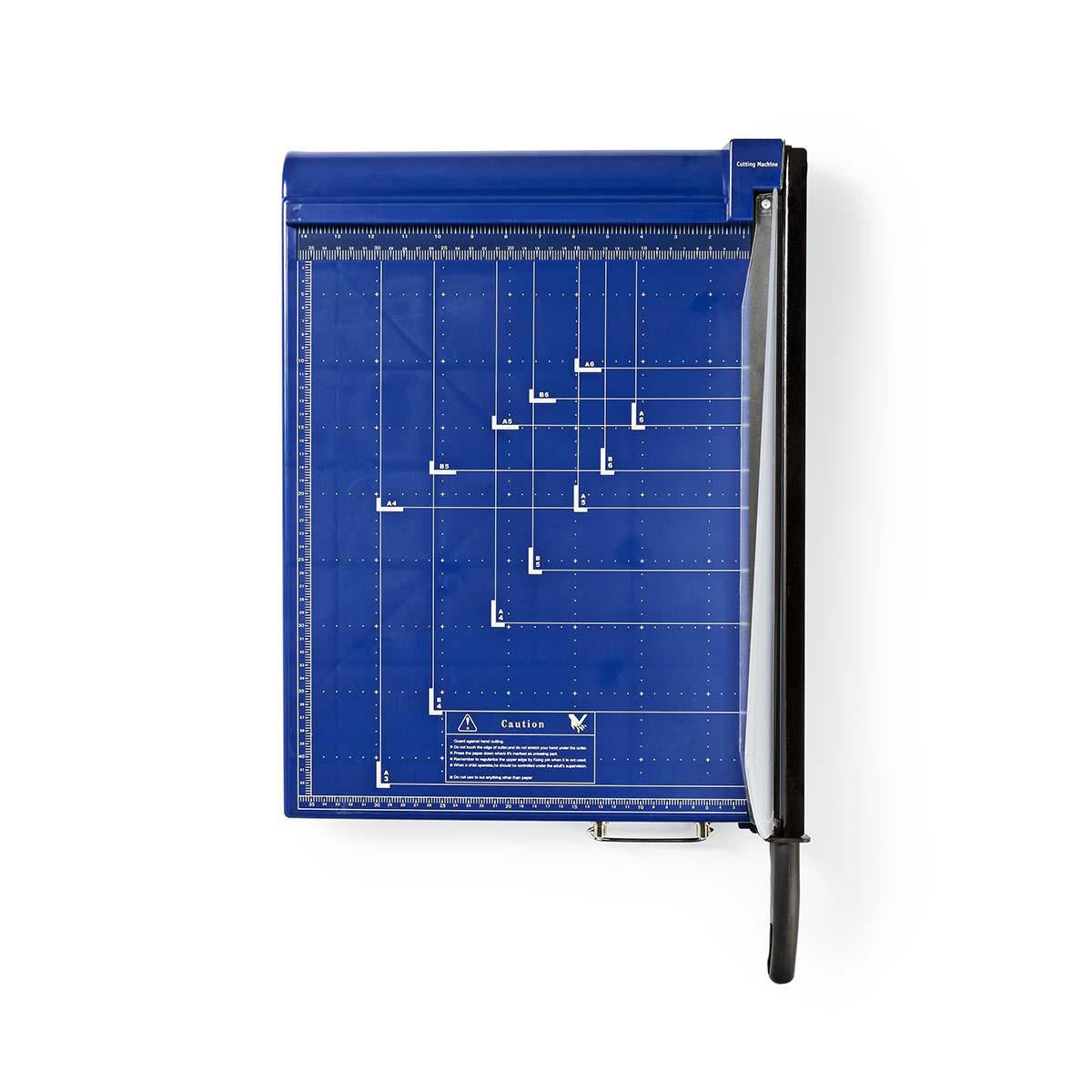 Shredder | Max. cutting size: 297 x 420 mm | Type of knife: Metal | Metal | Blue / Black