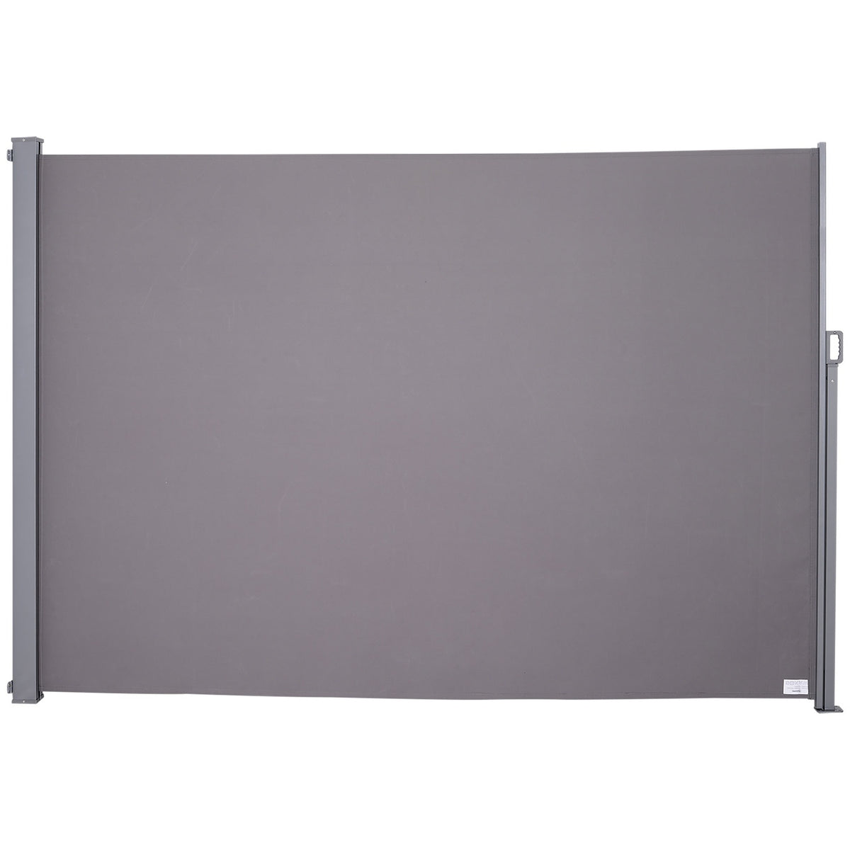 Side Awning Privacy Screen Sun Protection Side Roller Blind Privacy Screen Polyester Gray 300X200Cm