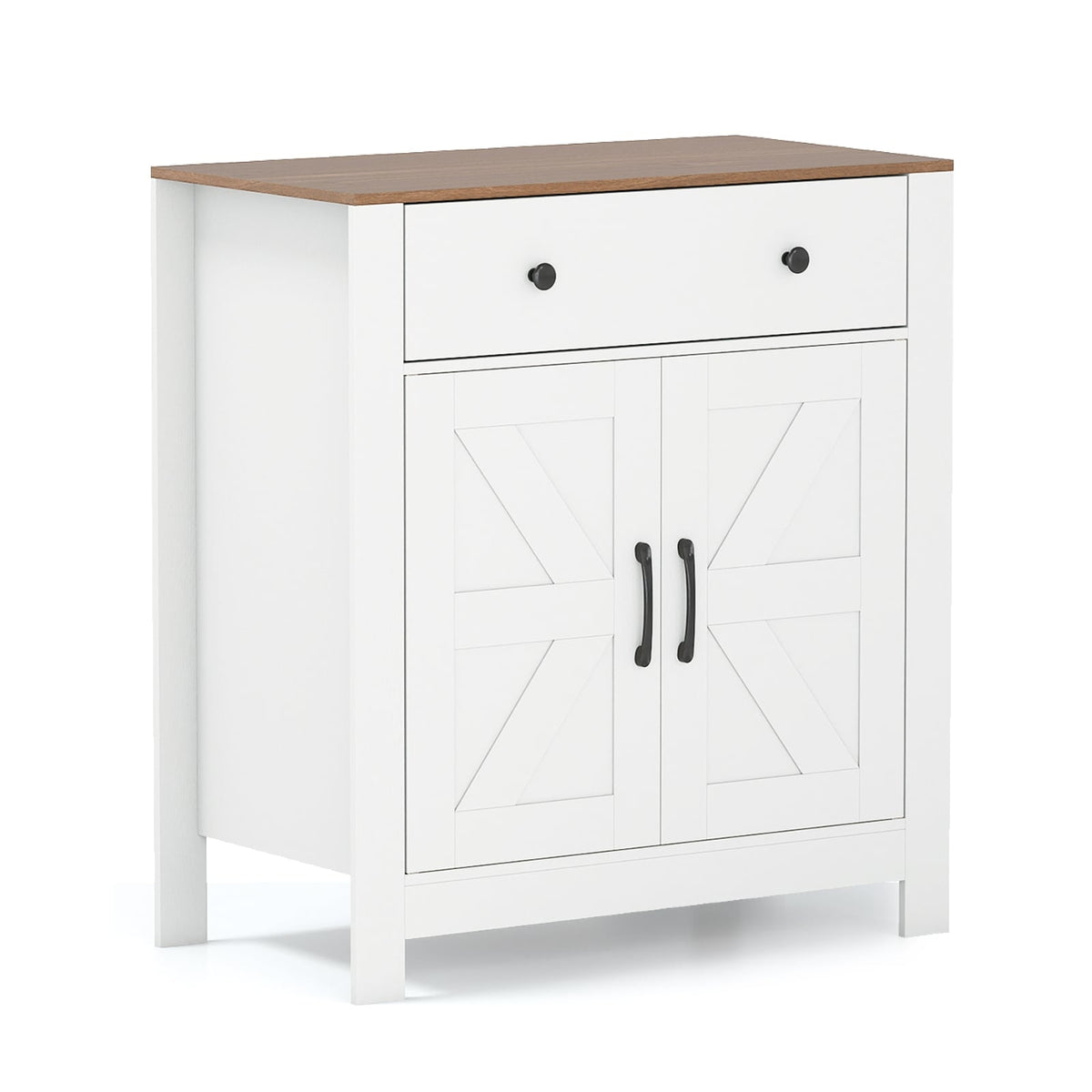 Sideboard with Adjustable Shelf, Drawer, and Doors
