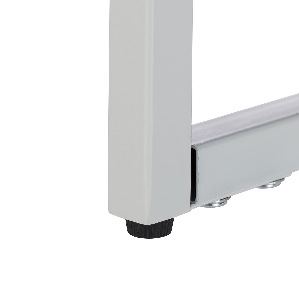 Side table around glass & metal