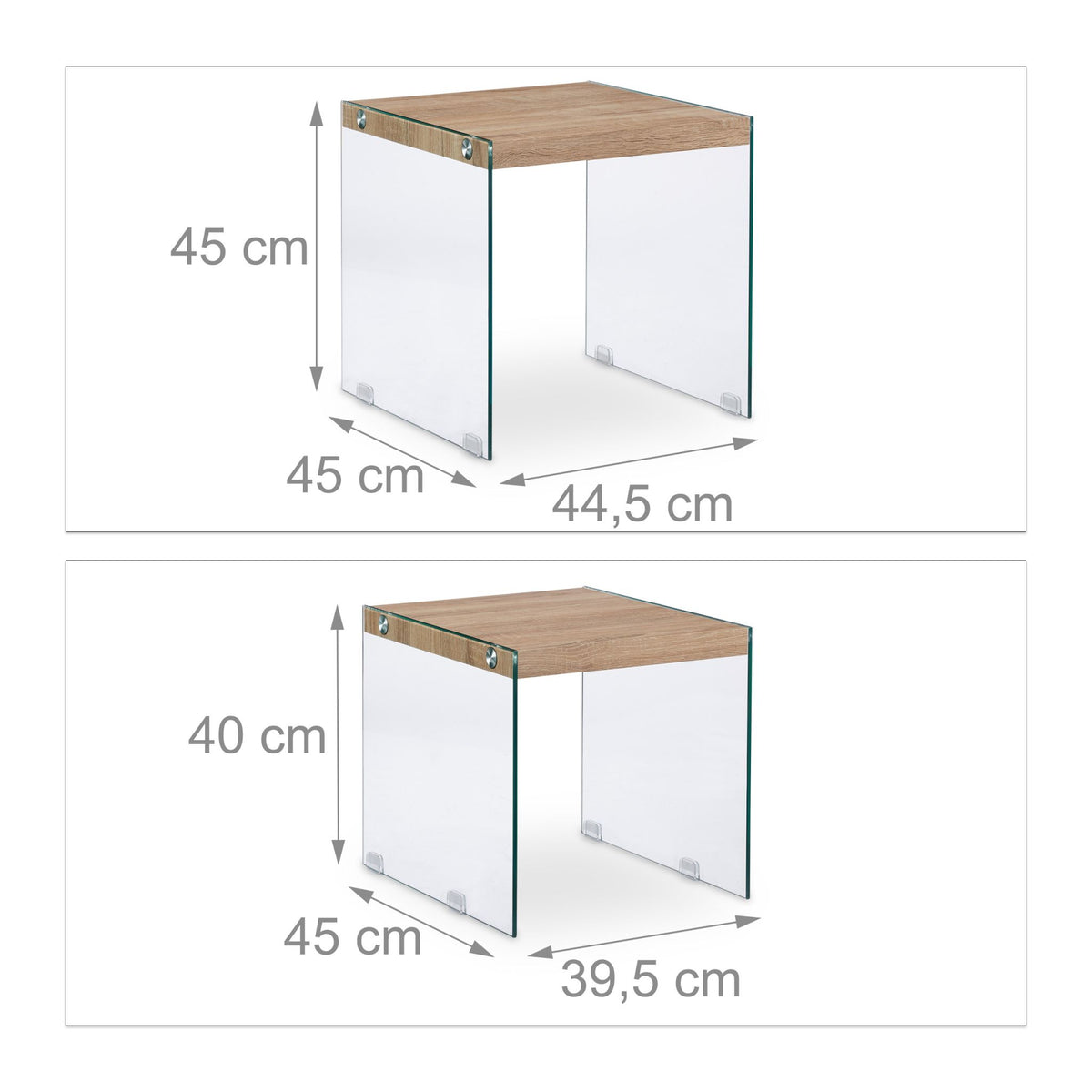 Side table in set of 2