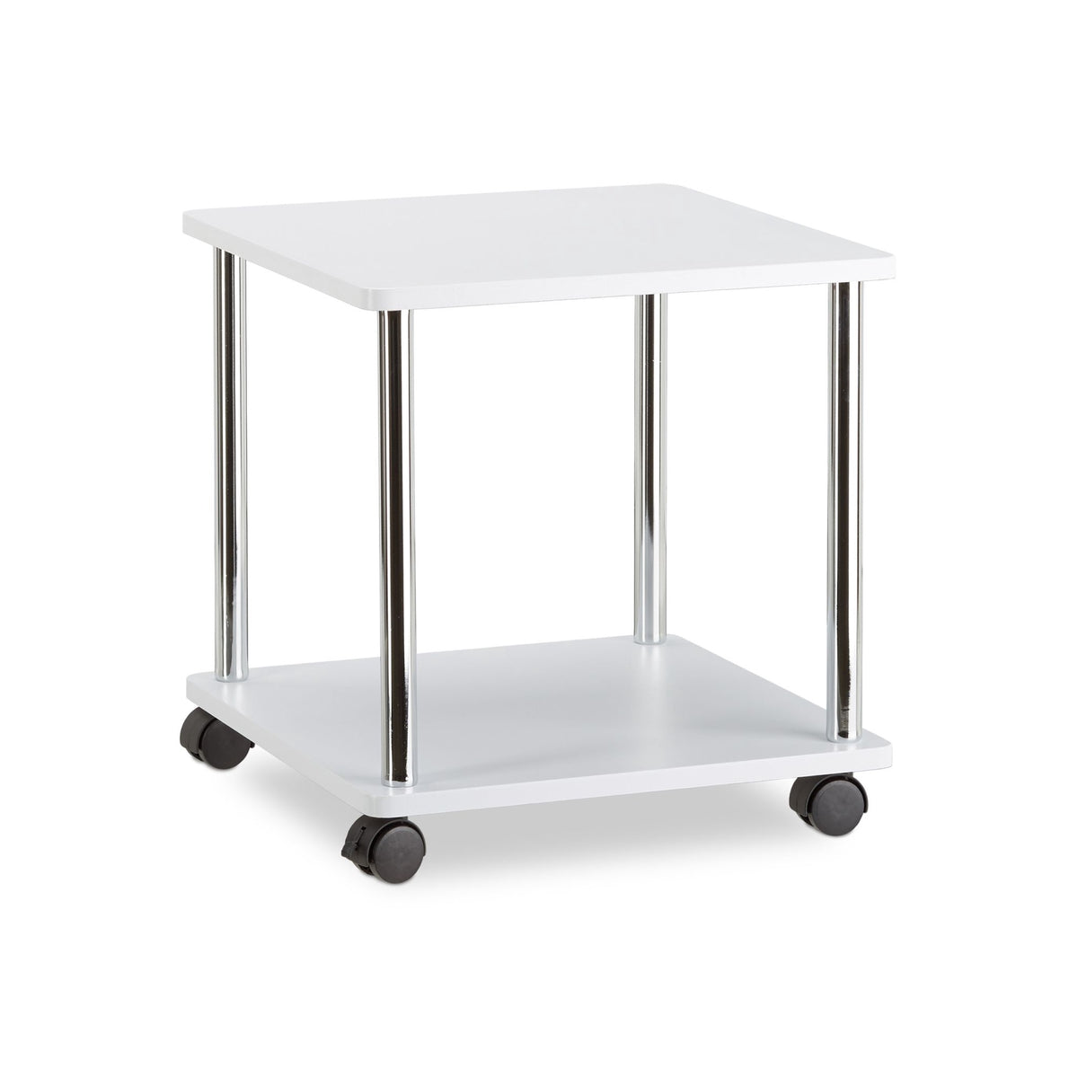Side table rollable 2 levels