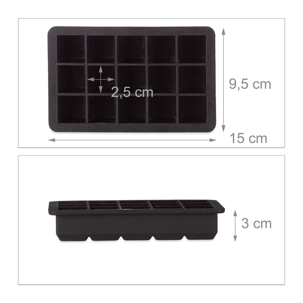 Silicone ice cube mould 2.5 cm