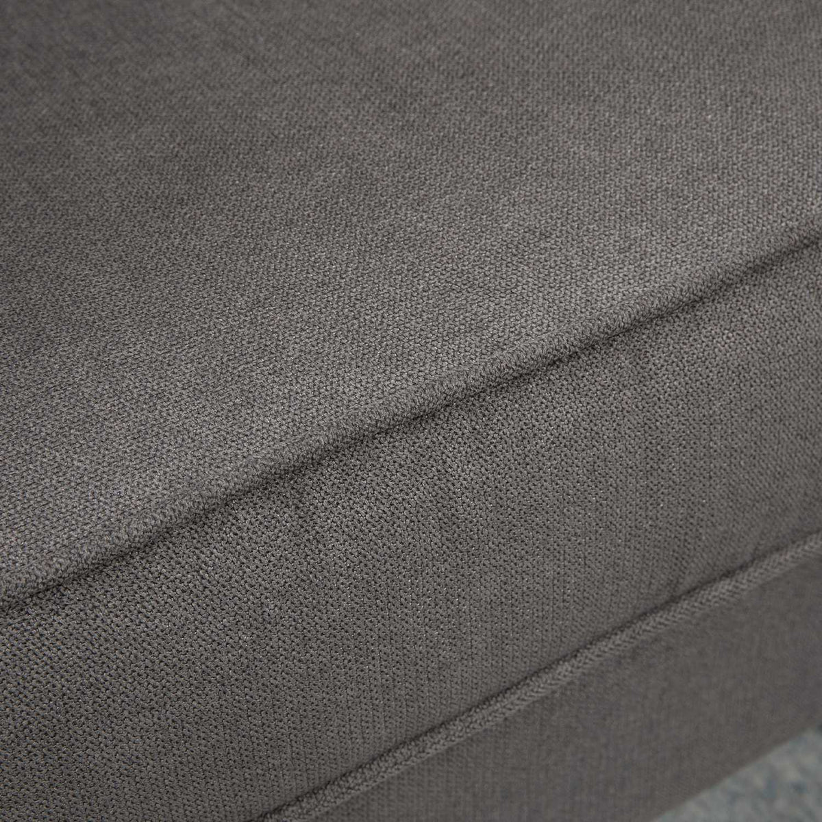 Single Chair Relax Chair Wing Chair With Tufting, Wooden Feet, Polyester, Dark Gray, 74X86X102Cm