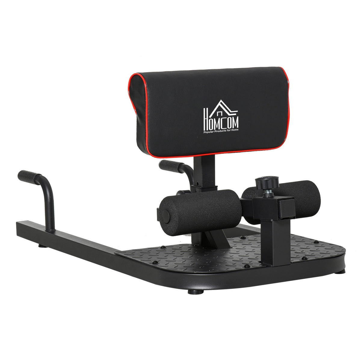 Sissy Squat Squat Trainer Leg Abdominal Trainer 3In1 Adjustable Up To 120Kg Steel Black 50X97X44.5-56.5Cm