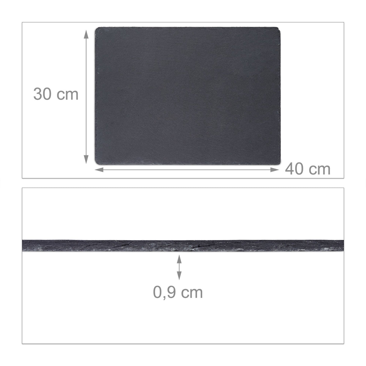 Slate tiles 30 x 40 cm in sets of 6