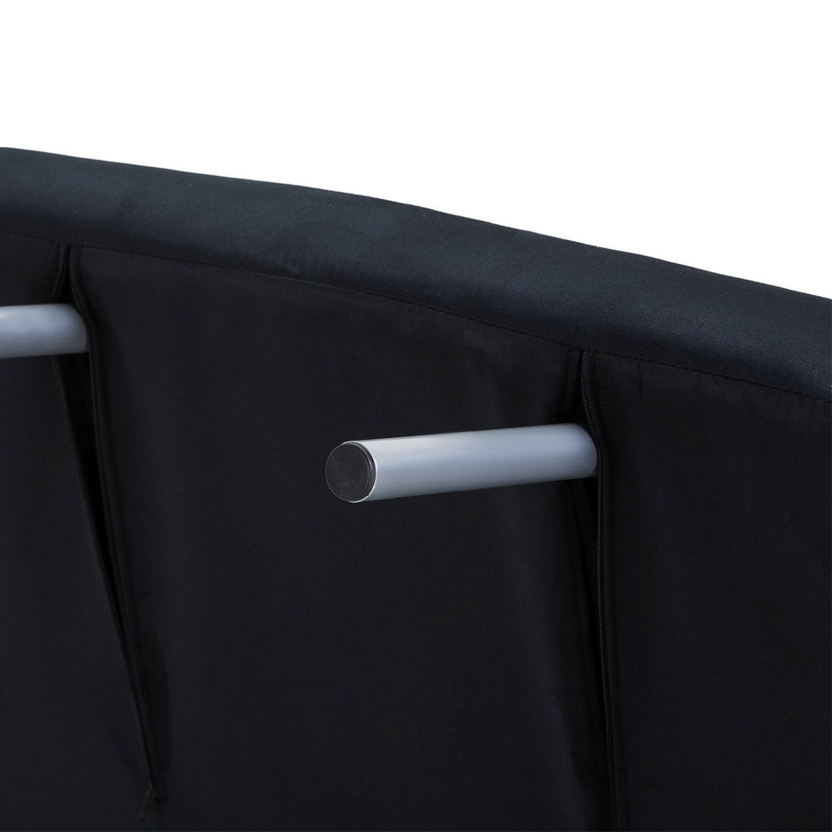Sleeping Chair, 2-In-1 Sofa Bed, Folding Chair With Adjustable Backrest, Cushion, Guest Bed Can Hold Up To 120 Kg, Black
