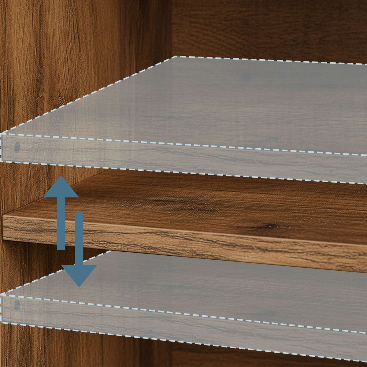 Sliding Door Sideboard – Rustic Design, Space-Saving Storage