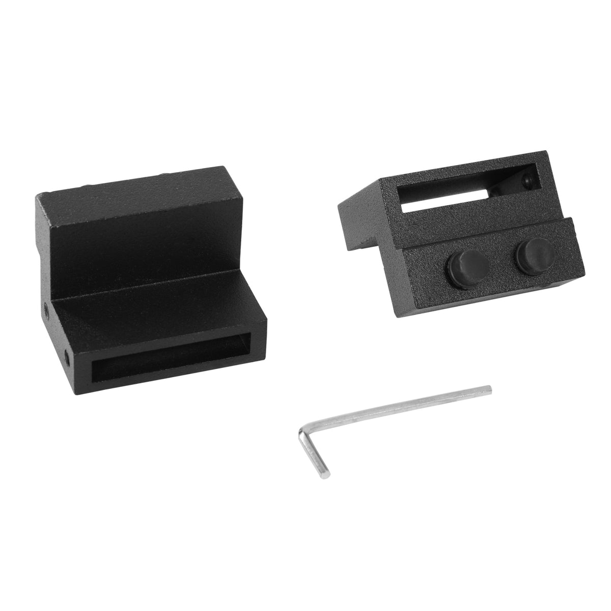 Sliding door fittings set 200 cm complete set with rails, rollers, rail stoppers, set of door screws, sliding door system made of carbon steel black