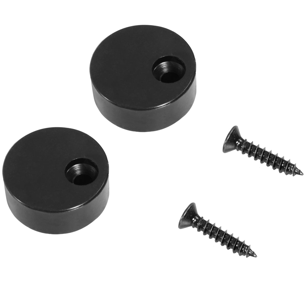 Sliding door fittings set 200 cm complete set with rails, rollers, rail stoppers, set of door screws, sliding door system made of carbon steel black