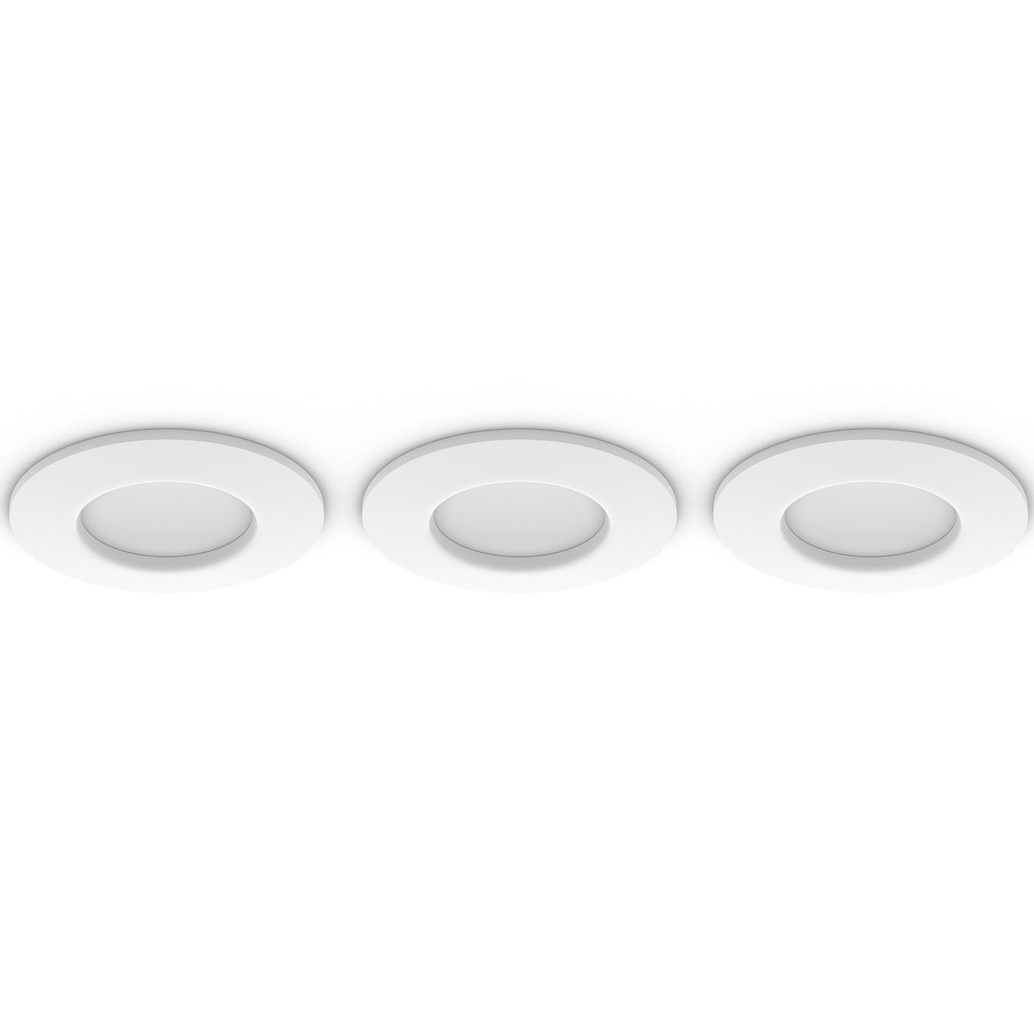 Slim Downlight S 90mm White and Color Ambiance White 3-pack