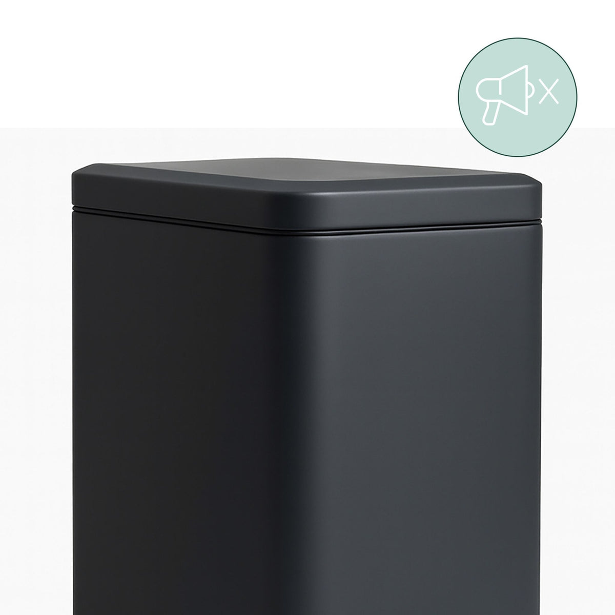 Slim Pedal Bin, 10L – Soft-Close, Hands-Free
