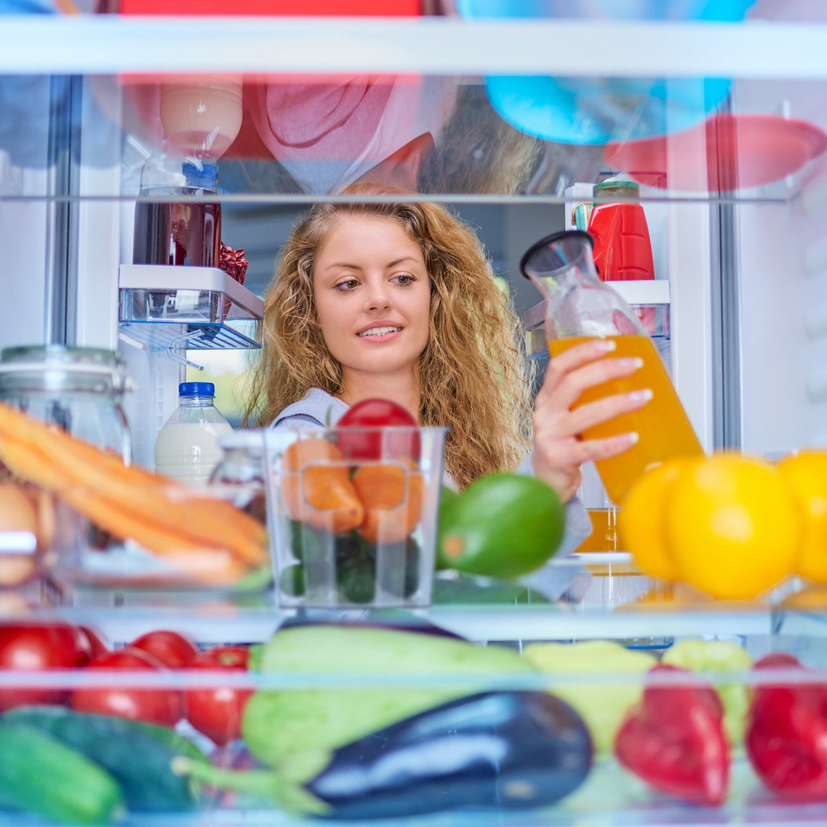 Slim fridge holder
