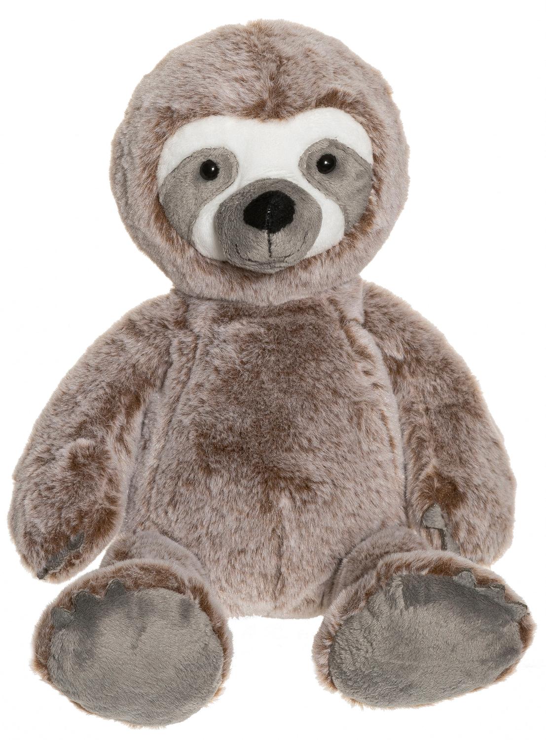 Sloth Plush Toy, Two-Toned Brown, 36cm, Machine Washable