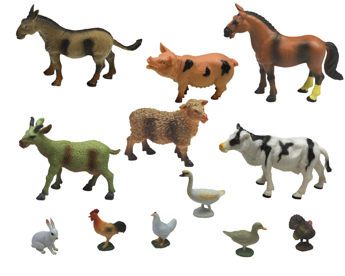Small Farm Animals 12Pcs