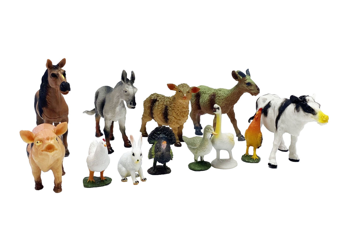 Small Farm Animals, 12 Pieces