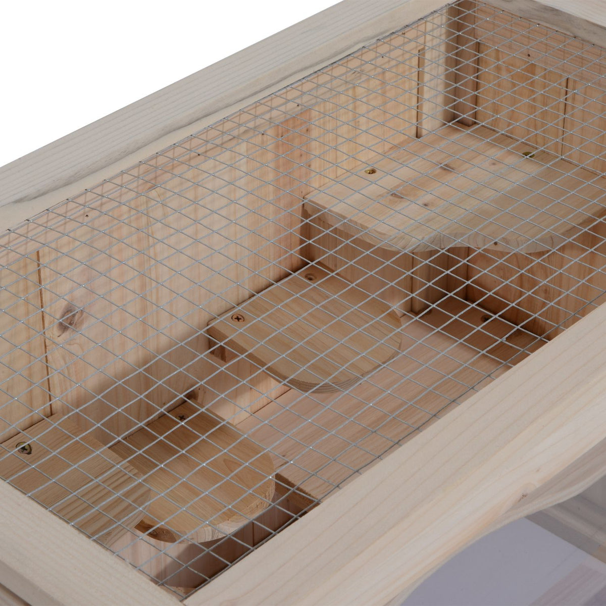 Small animal cage wood 60 x 35 x 42 cm