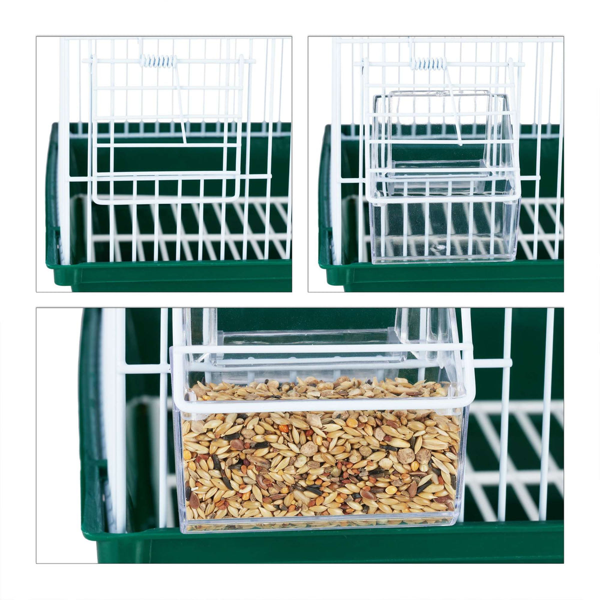 Small birdcage with accessories