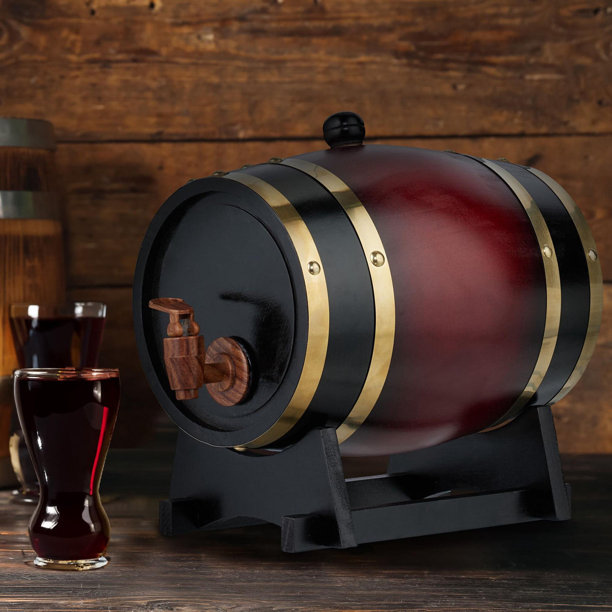 Small wooden barrel 2.2 liters