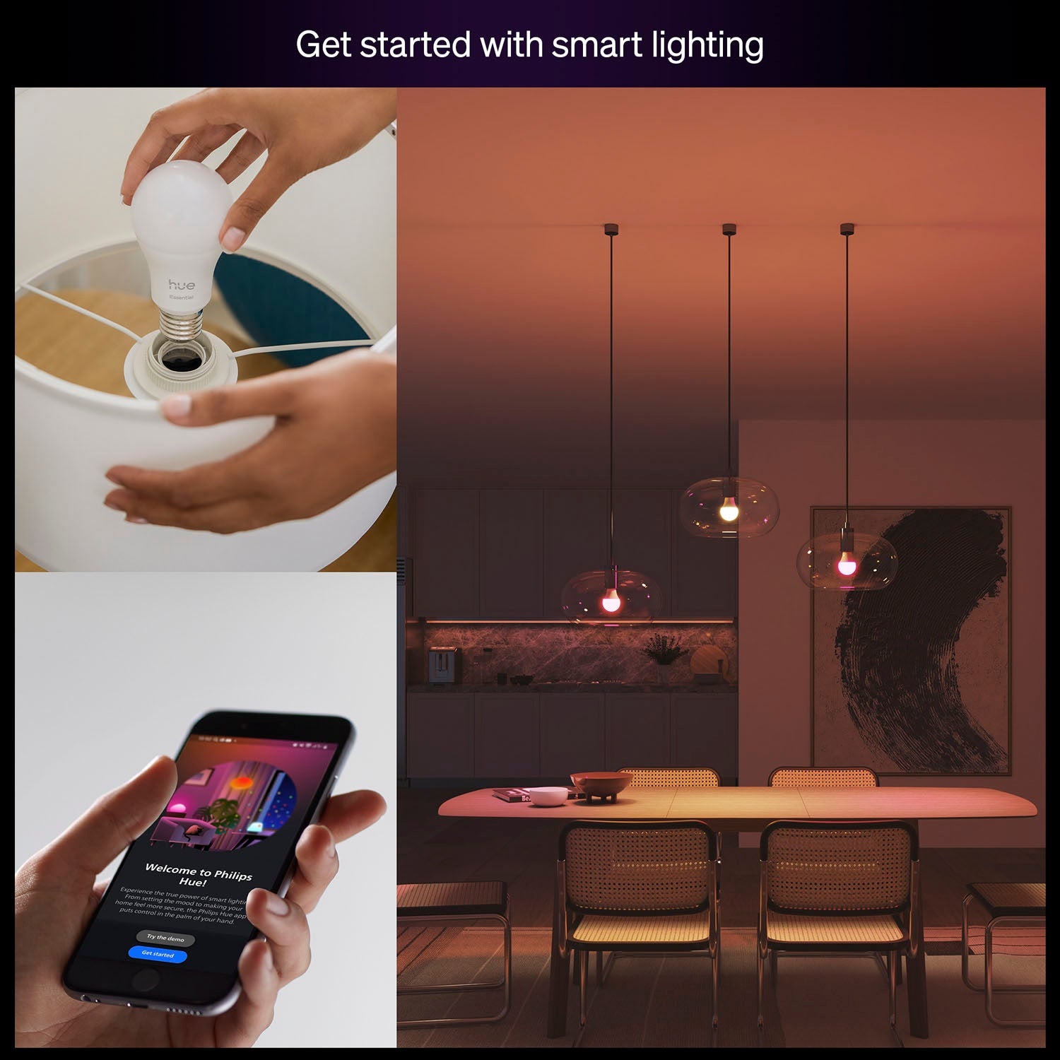 Smart LED Bulbs E27 60W, 806lm, 3-Pack