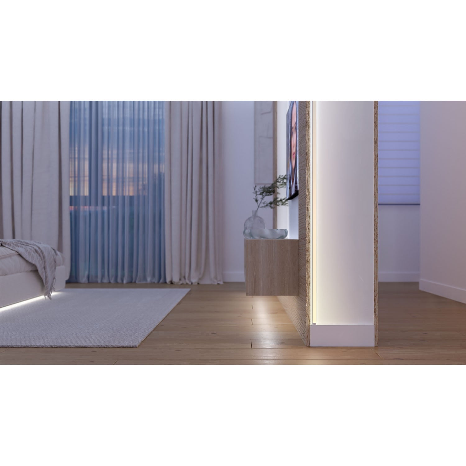 Smart LED Lightstrip, White & Color, 5m Length