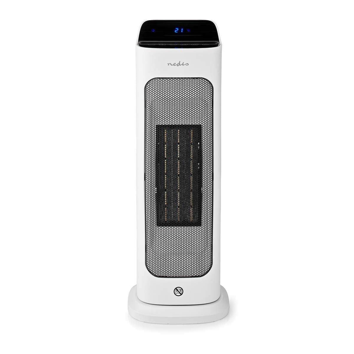 SmartLife Ceramic PTC Fan Heater | Wi-Fi | 2000 W | 2 Heat settings | Oscillation | Display | 10 - 49 °C | Android™ / IOS | White