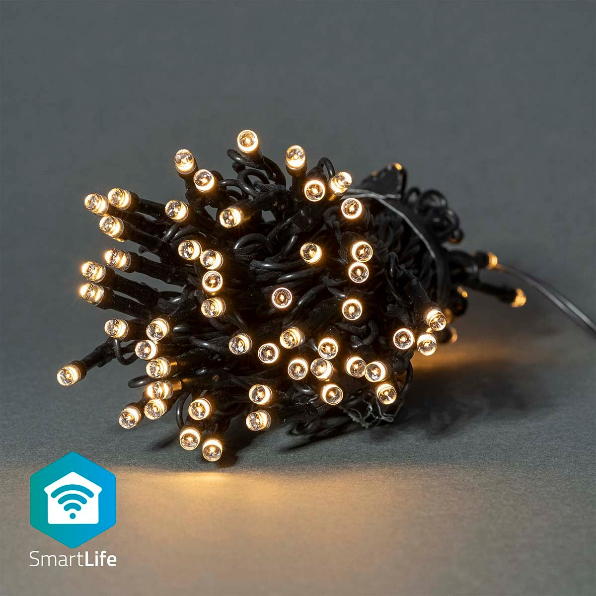 SmartLife Christmas Lighting | String | Wi-Fi | Warm White | 50 LEDs | 5.00 m | Android™ / IOS