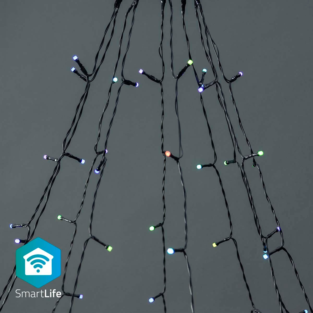 SmartLife Christmas Lighting | Tree | Wi-Fi | RGB | 180 LEDs | 10 x 2 m | Android™ / IOS