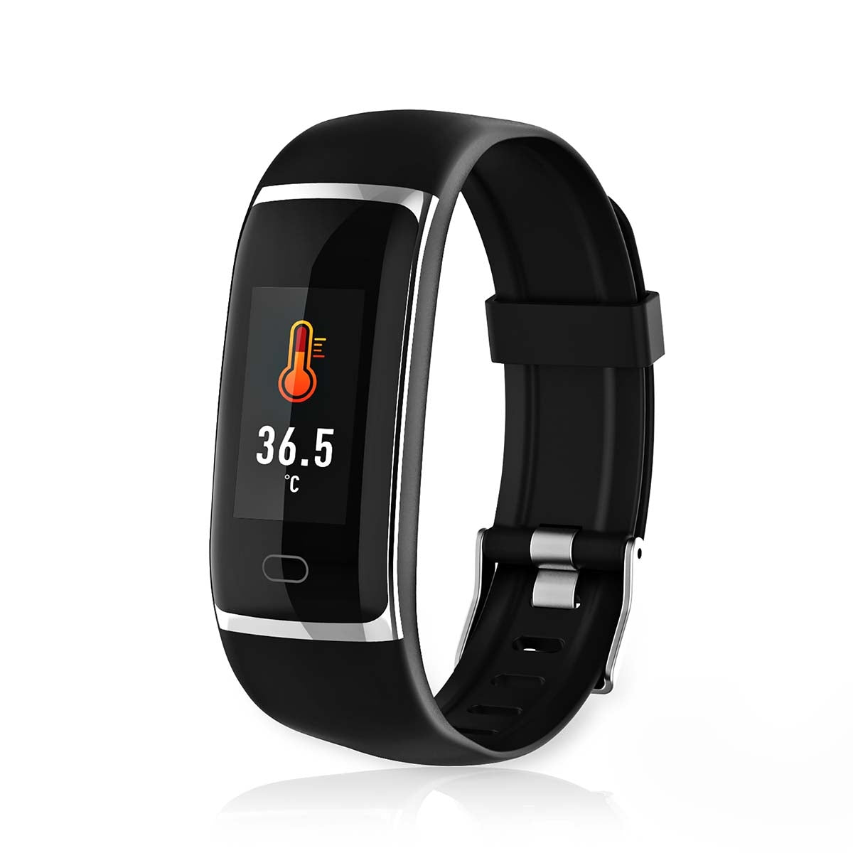 SmartLife Clock | LCD | IP67 | Maximum usage time: 7200 min | Android™ / IOS | Black