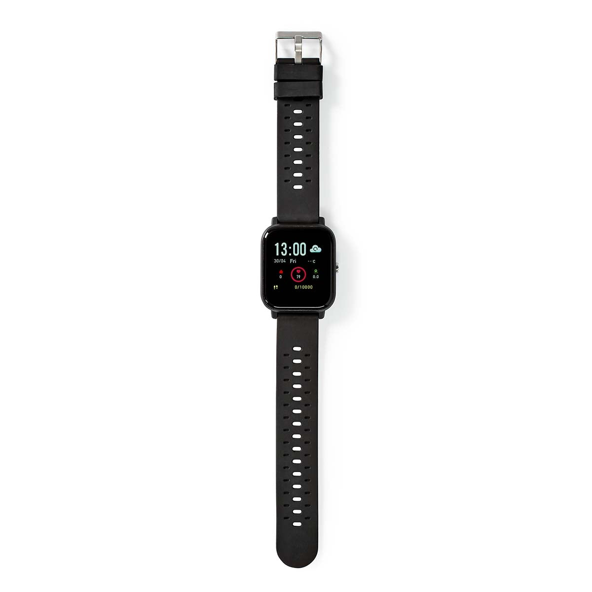 SmartLife Clock | LCD | IP68 | Maximum usage time: 7200 min | Android™ / IOS | Black