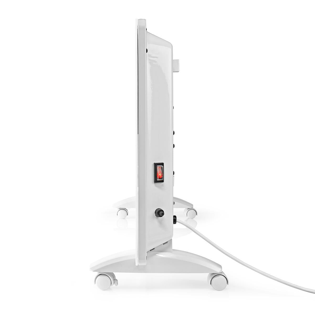 SmartLife Convection Heater | Wi-Fi | Suitable for bathroom | Glass Panel | 2000 W | 2 Heat Settings | LED | 15 - 35 °C | Adjustable thermostat | White