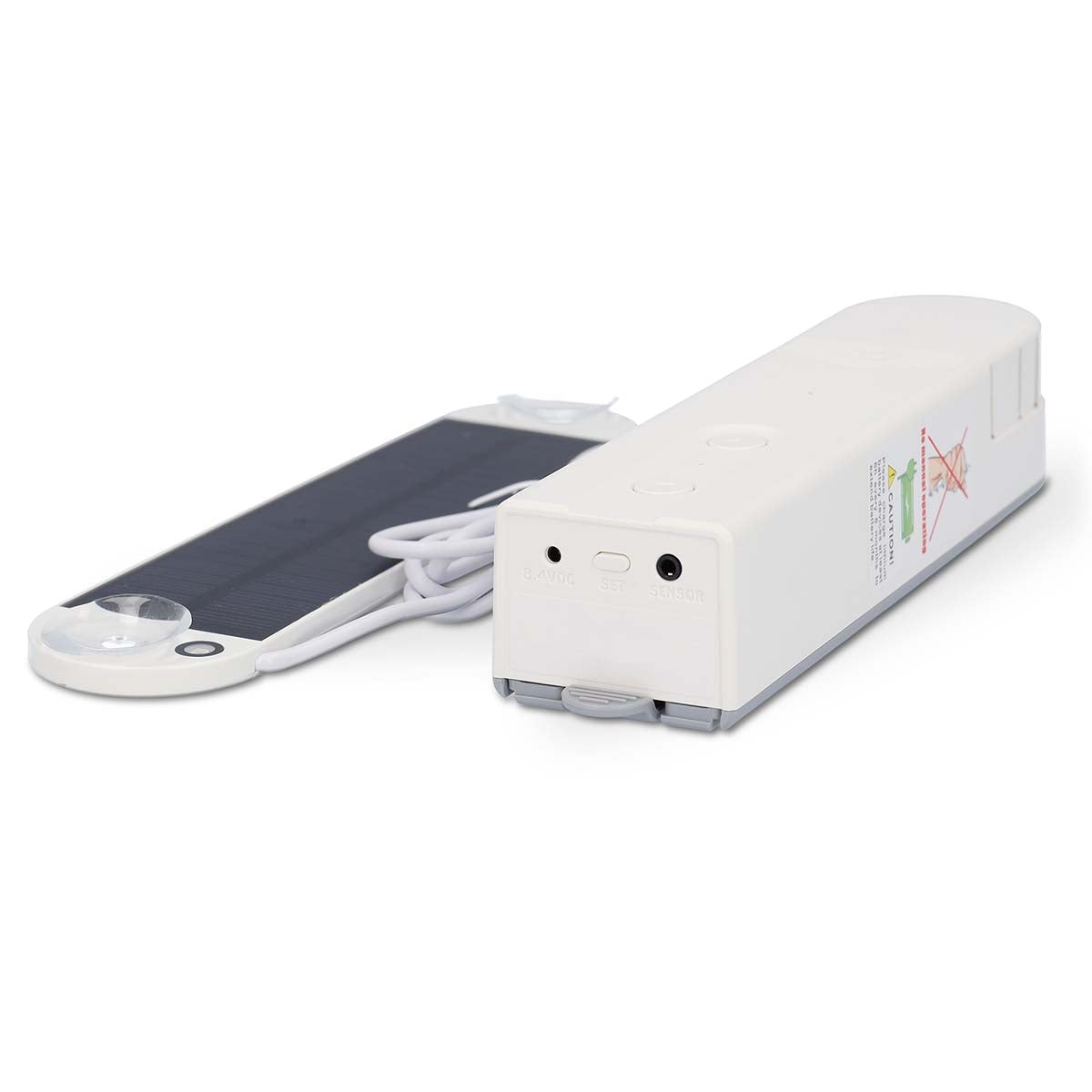 SmartLife Curtain Robot | Cable System | Panel curtains / Roller blinds / Roman blinds | Mains Powered / Solar Powered | 2000 mAh | Bluetooth® | White