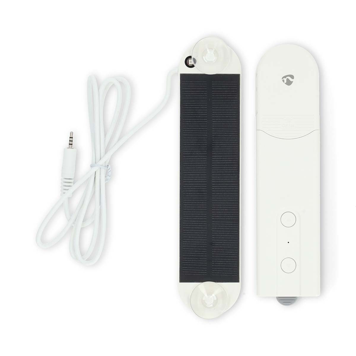 SmartLife Curtain Robot | Cable System | Panel curtains / Roller blinds / Roman blinds | Mains Powered / Solar Powered | 2000 mAh | Bluetooth® | White