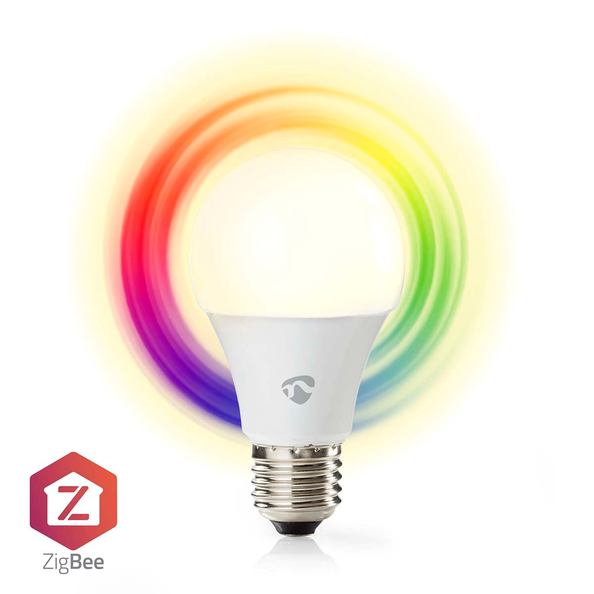 SmartLife Full Color Light Bulb | Zigbee 3.0 | E27 | 806 lm | 9 W| RGB / Warm to cool white | 2200 - 6500 K | Android™ / IOS | Light bulb | 1 pc.