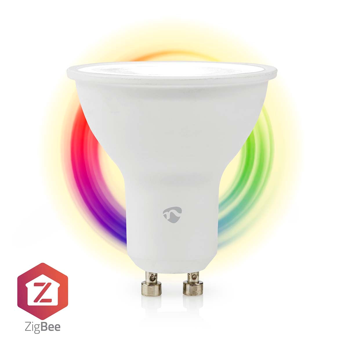 SmartLife Full Color Light Bulb | Zigbee 3.0 | GU10 | 345 lm | 4.7 W| RGB / Warm to cool white | 2200 - 6500 K | Android™ / IOS | Spot | 1 pc.