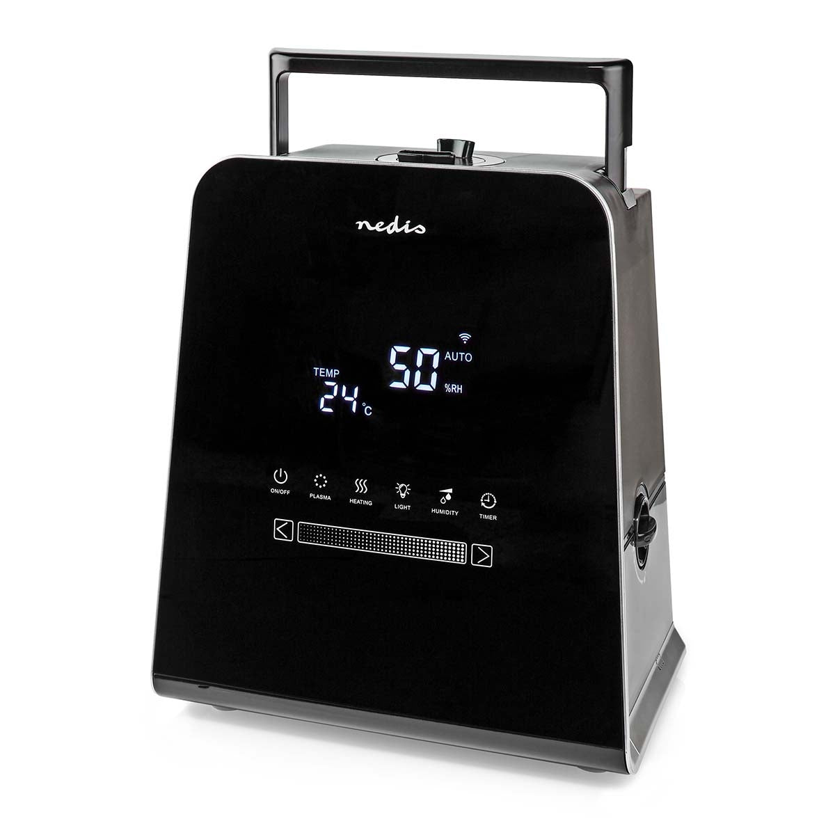 SmartLife Humidifier | 110 W | With Cool and Warm Mist | 5.5 l | Hygrometer | Timer | Remote control | Night mode | Black