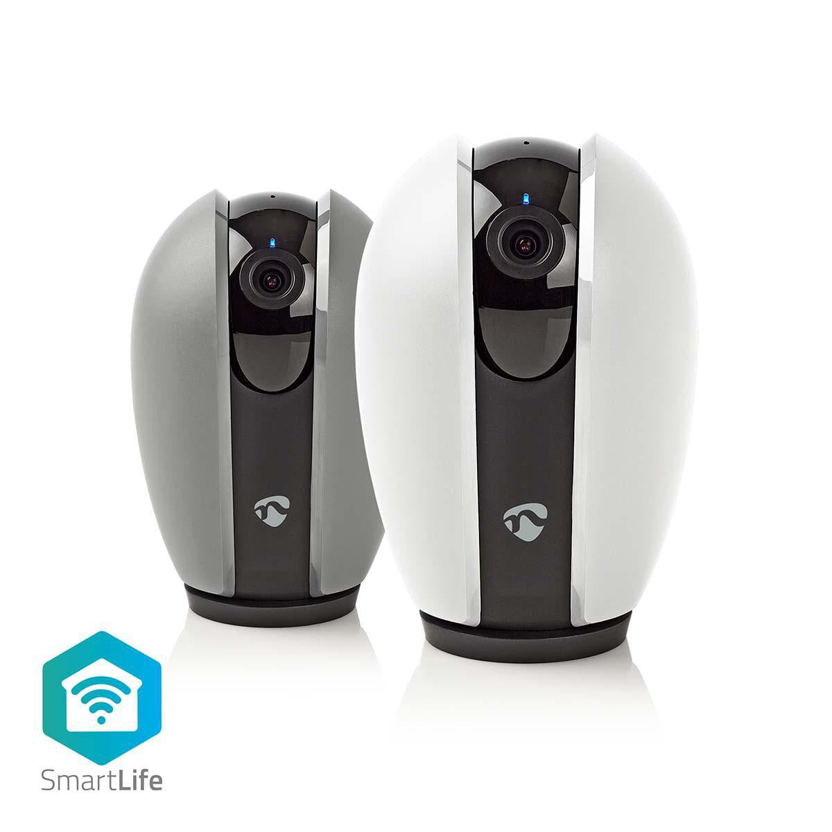 SmartLife Indoor Camera | Wi-Fi | HD 720p | Pan tilt | microSD (not included) / Cloud storage (optional) | With motion sensor | Night Vision | Grey/White