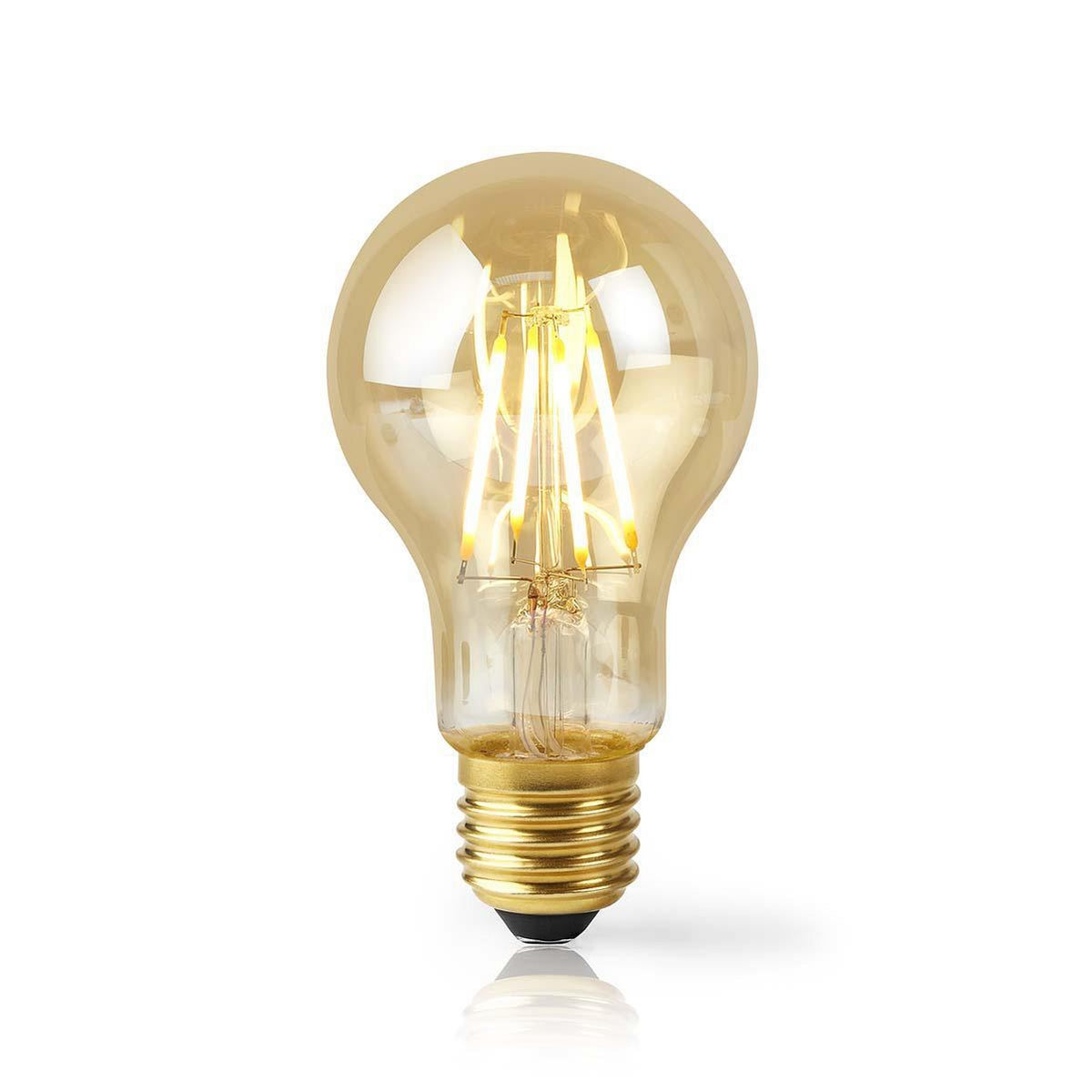 SmartLife LED Filament Bulb | Wi-Fi | E27 | 500 lm | 5 W | Warm White | 2200 K | Glass | Android™ / IOS | A60 | 1 pcs