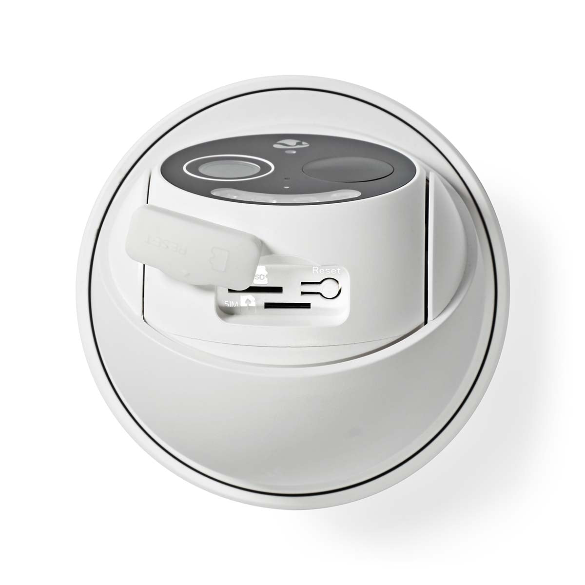 SmartLife Outdoor Camera | 4G | Full HD 1080p | Pan tilt | IP65 | Cloud Storage (optional) / microSD (not included) | 5 V DC | With motion sensor | Night vision | White