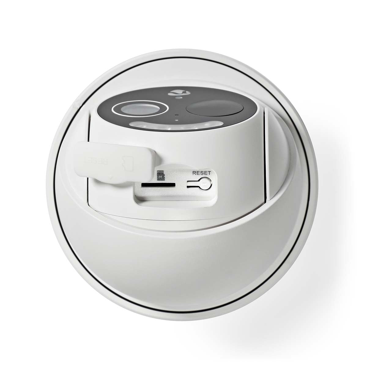 SmartLife Outdoor Camera | Wi-Fi | Full HD 1080p | Pan tilt | IP65 | Max. battery life: 5 Months | Cloud Storage (optional) / microSD (not included) | 5 V DC | With motion sensor | Night vision | White