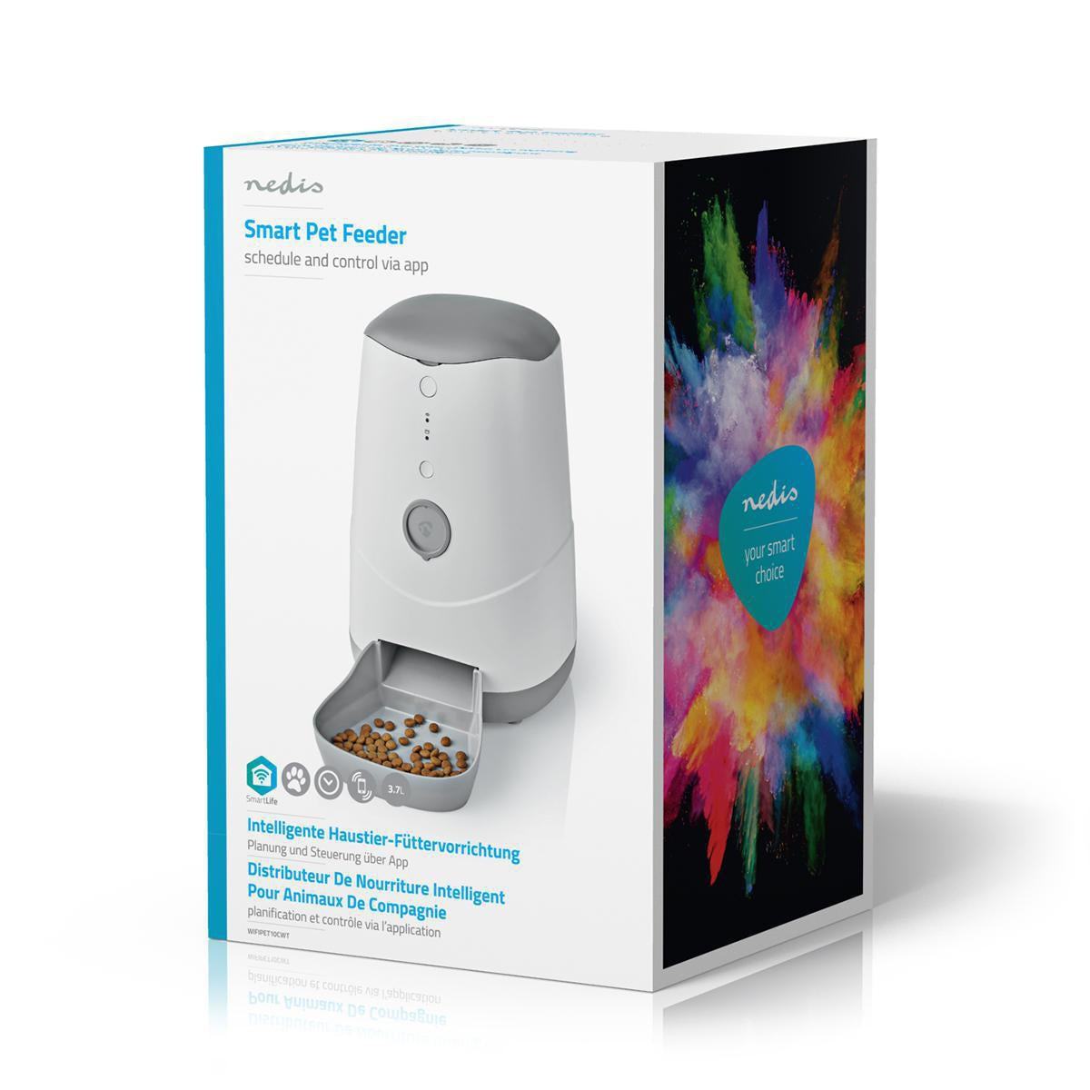 SmartLife Pet Food Dispenser | Automatic Dog and Cat Feeder | Wi-Fi | 3.7 l | Android™ / IOS