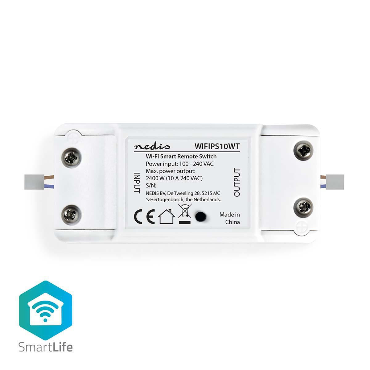 SmartLife Power Switch | Wi-Fi | 2400 W | Terminal block | App available for: Android™ / IOS