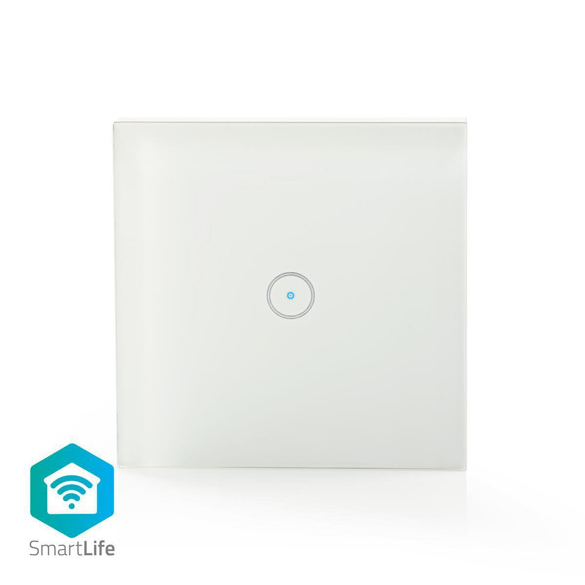 SmartLife Power Switch | Wi-Fi | Only | Wall mount | 1000 W | Android™ / IOS | Glass | White